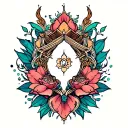 serenity courage wisdom tattoo design idea