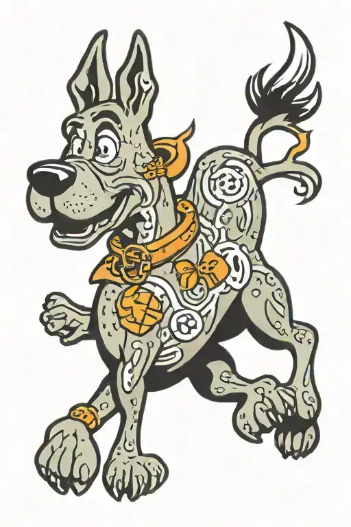 Scooby Doo tattoo design idea