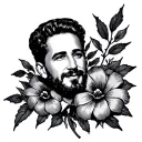 dad memorial tattoo design idea