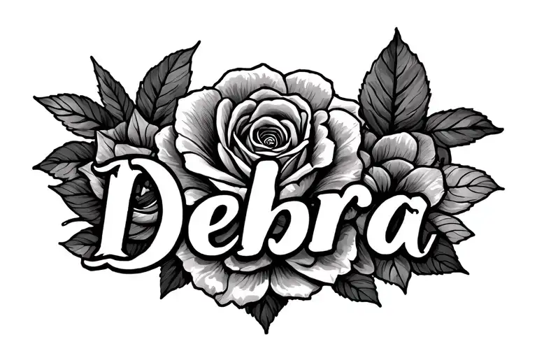 memorial tattoo for my grandma Debra tattoo design idea