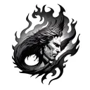 Prometheus Fire tattoo design idea
