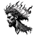 Prometheus Fire tattoo design idea