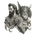 shadrach meshach and abednego tattoo design idea