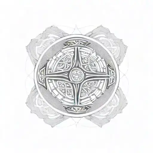 Celtic Cross tattoo design idea