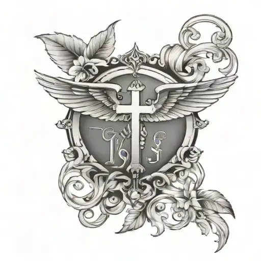 john 15:13 bible verse tattoo design idea