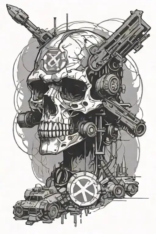 metro 2033 tattoo design idea