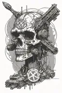 metro 2033 tattoo design idea