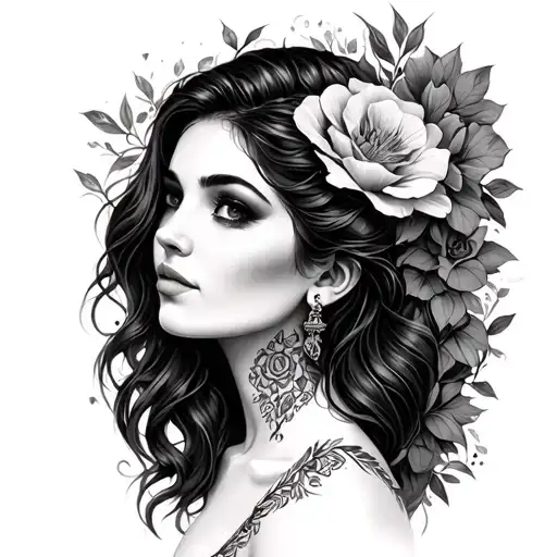 Mother Of Two tattoo design idea