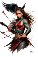 Sagittarius archer ruby 12 17 2015 incorporated tattoo design idea