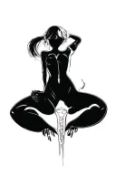 Pubic tattoo design idea