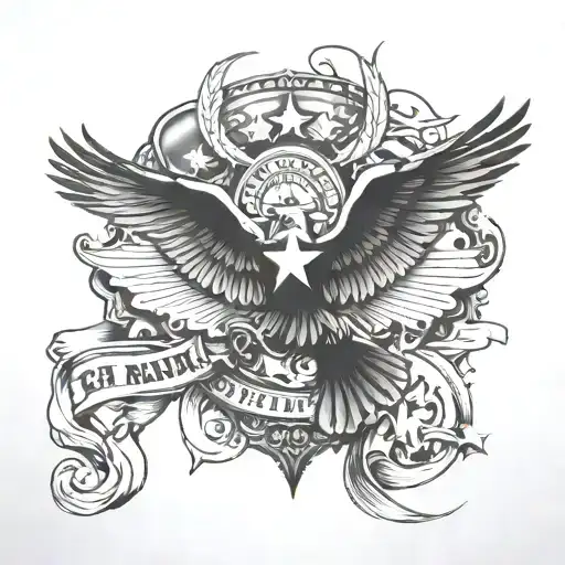 army, emt, flight nurse, self harm symbolized tattoo design idea