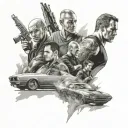 fast and furious saga  tattoo design idea