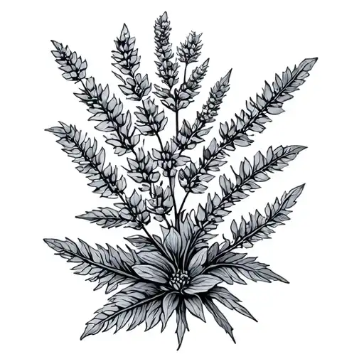 Scottish Heather tattoo design idea