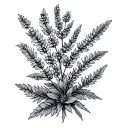 Scottish Heather tattoo design idea