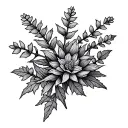 Scottish Heather tattoo design idea