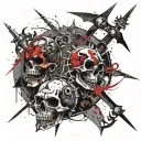 warhammer khorne tattoo design idea