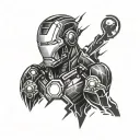 Ironman triathlon m-dot logo tattoo design idea