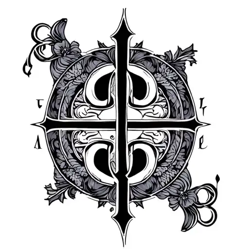 Two Word Ambigram Generator tattoo design idea