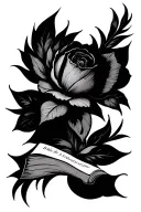 job 38 bible tattoo design idea