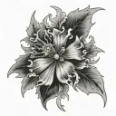 black clover tattoo design idea