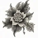 black clover tattoo design idea
