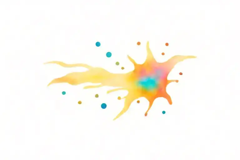 Comet tattoo design idea