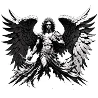 archangel uriel tattoo design idea