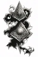ELDEN RING GEOMETRY tattoo design idea