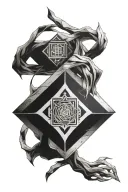 ELDEN RING GEOMETRY tattoo design idea