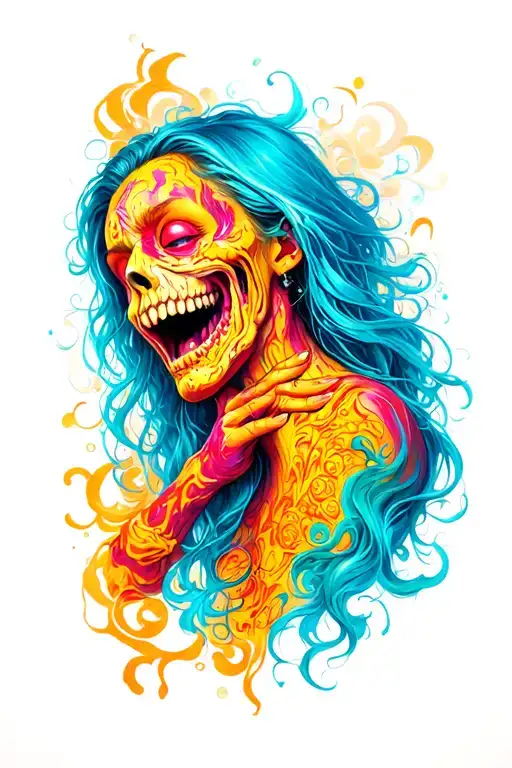 Pain I'm Okay tattoo design idea