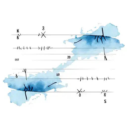 Longitude And Latitude tattoo design idea