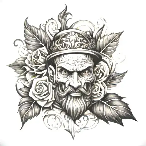 Omerta tattoo design idea