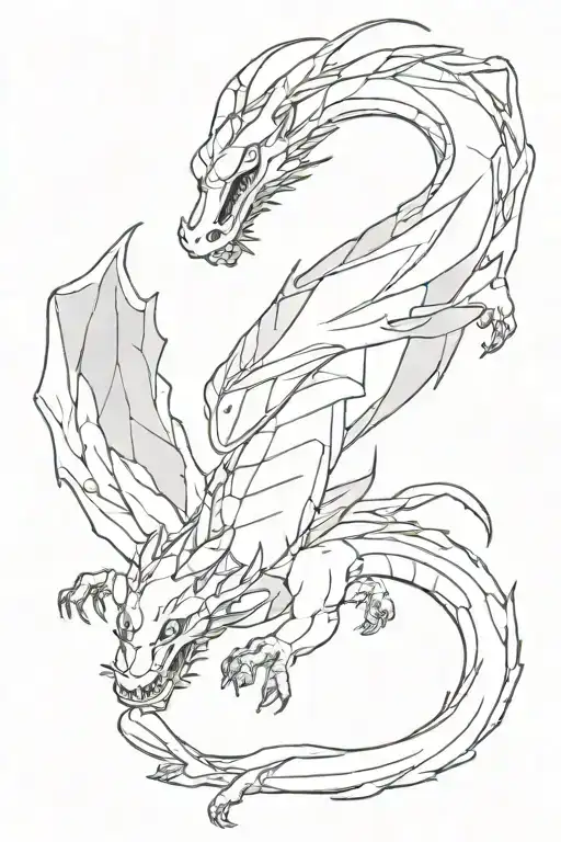 search dragon and spirited away tattoo design idea