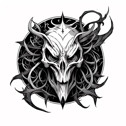 Phyrexian tattoo design idea