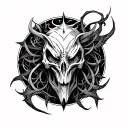 Phyrexian tattoo design idea