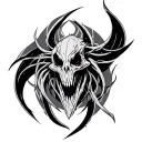 Phyrexian tattoo design idea