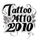 Birth Date 14 12 2010 Name tattoo design idea