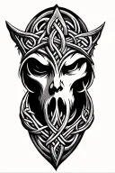 norse knotwork representing fate tattoo design idea