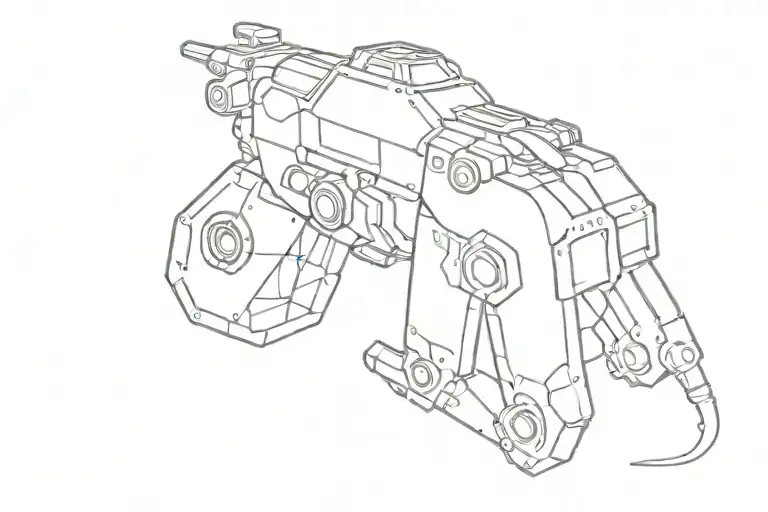 titanfall 2 tattoo design idea