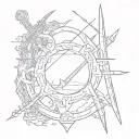 navy seal trident tattoo design idea