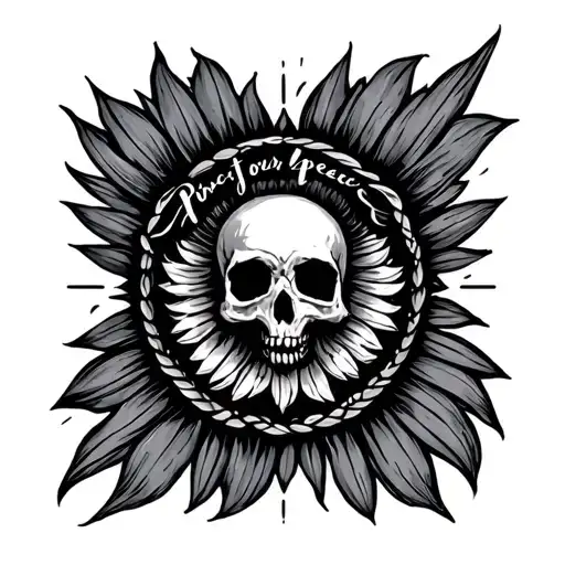 protect your peace tattoo design idea