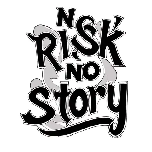 "No risk no story" "No risk no story" tattoo tattoo design idea