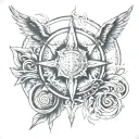 destiny tattoo design idea