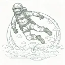 Skydiving tattoos based tattoo design idea