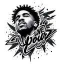 love yourz j cole tattoo design idea