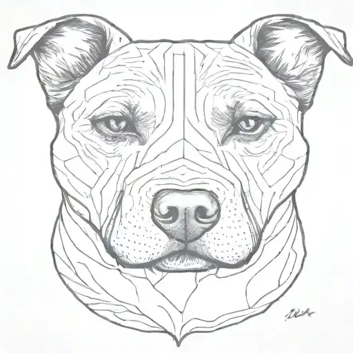 memorial dog tattoo playing tattoo design idea