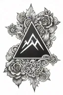 god is greater than highs and lows tattoo design idea