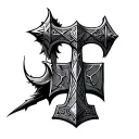 thors mjolnir and stormbreaker tattoo design idea