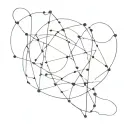 invisble string theory tattoo design idea