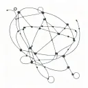 invisble string theory tattoo design idea